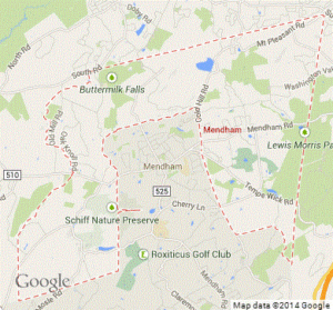 Map of Mendham TWP | DWI Lawyers in Mendham