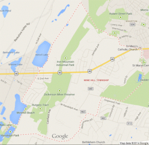 Map of Mine Hill Township NJ | DWI in Mine Hill NJ