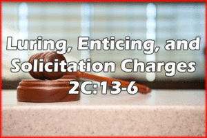 New Jersey Luring, Enticing, and Solicitation Charges Defense